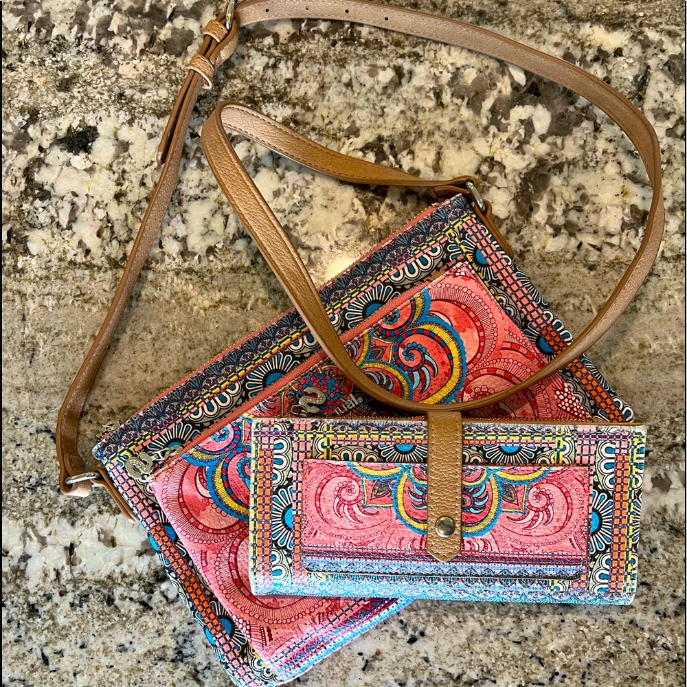 Desigual purse with matching wallet